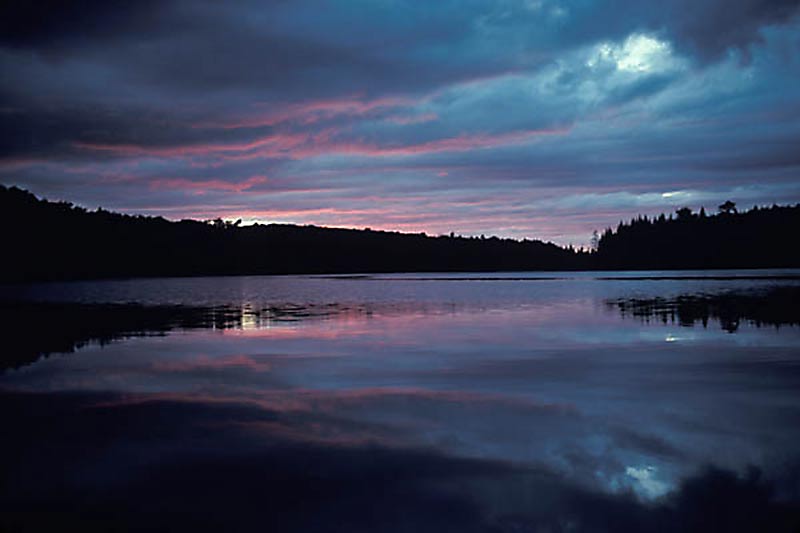 Sunset over Indian Lake