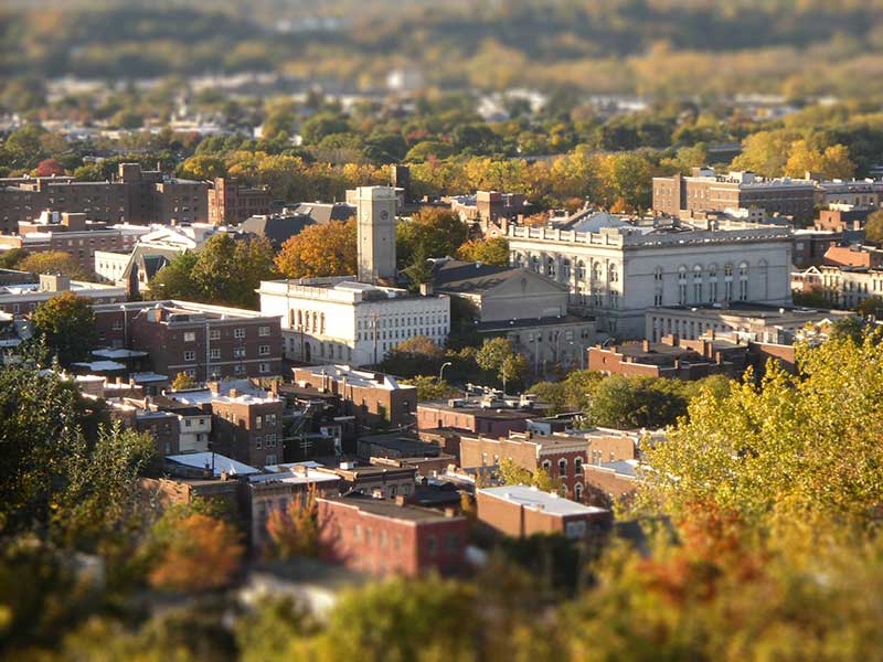 Troy, NY in Fall