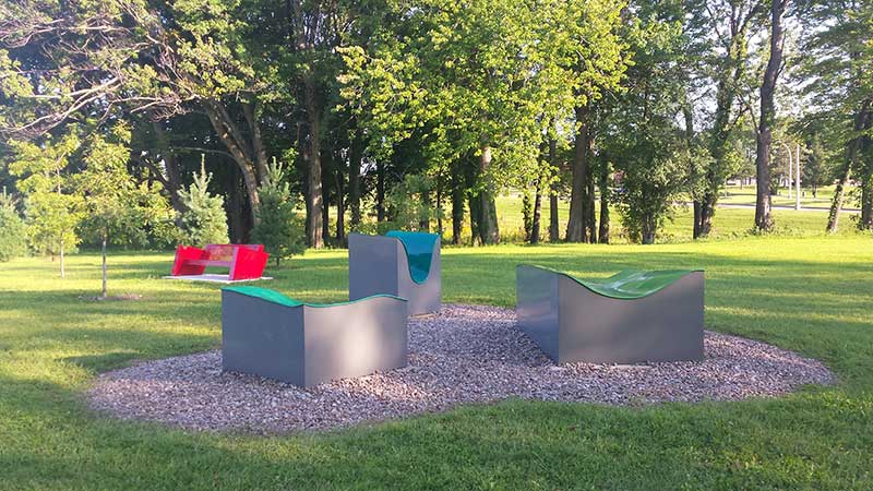 Griffiss International Sculpture Park in Rome NY