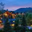 Exterior view of Whiteface Lodge in Lake Placid NY