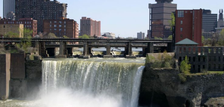 High Falls in downtown Rochester NY