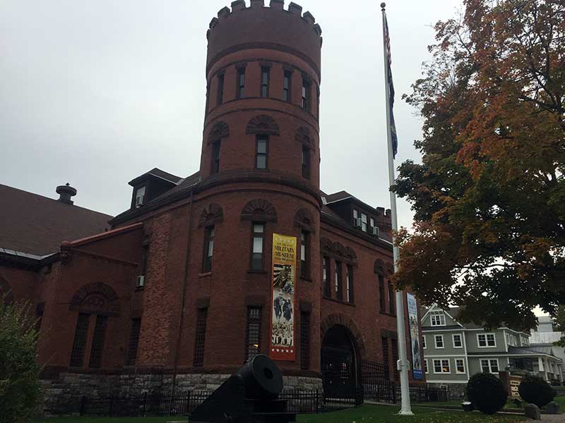 Exterior view of the National Military Museum in Saratoga