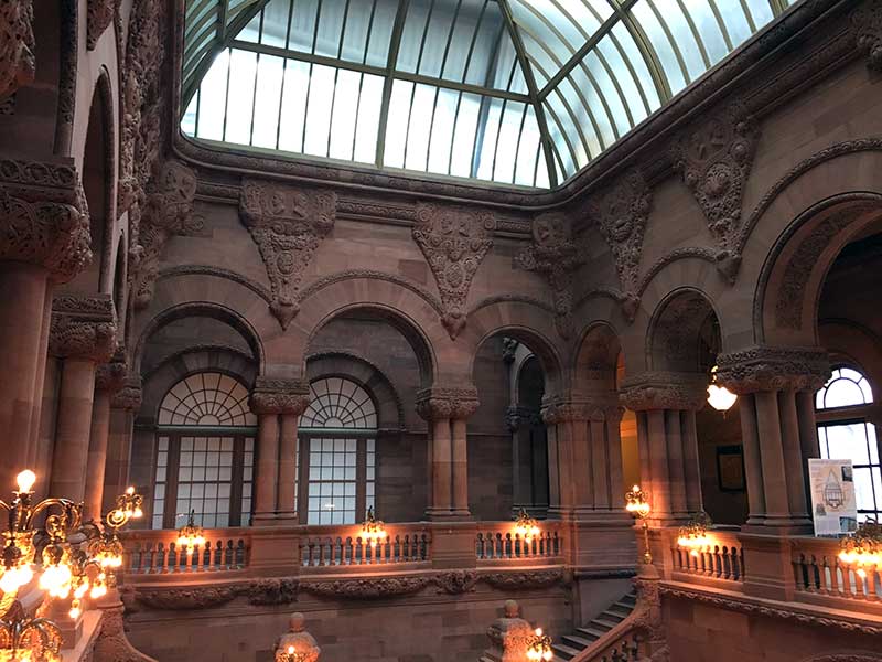 Great Western Staircase at the New York State Capitol
