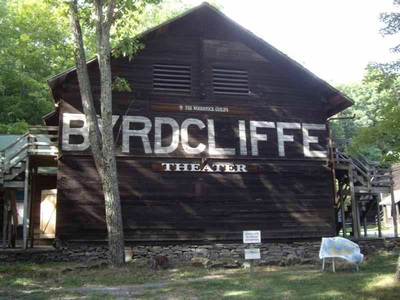 Theatre building at Woodstock Byrdcliffe Guild