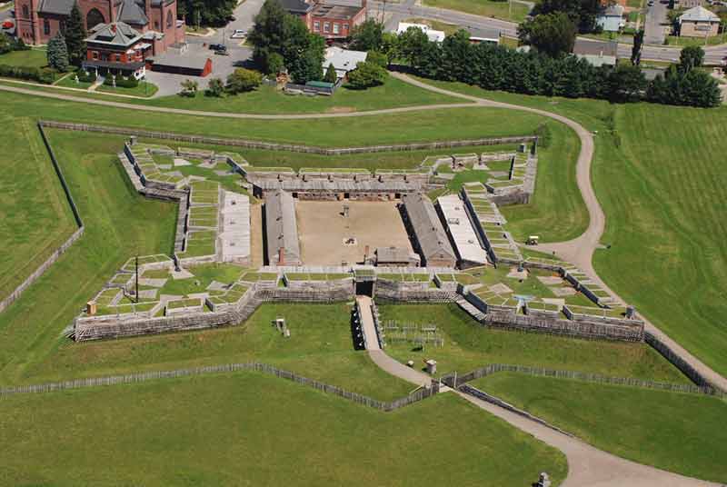 Aerial view of Fort Stanwix