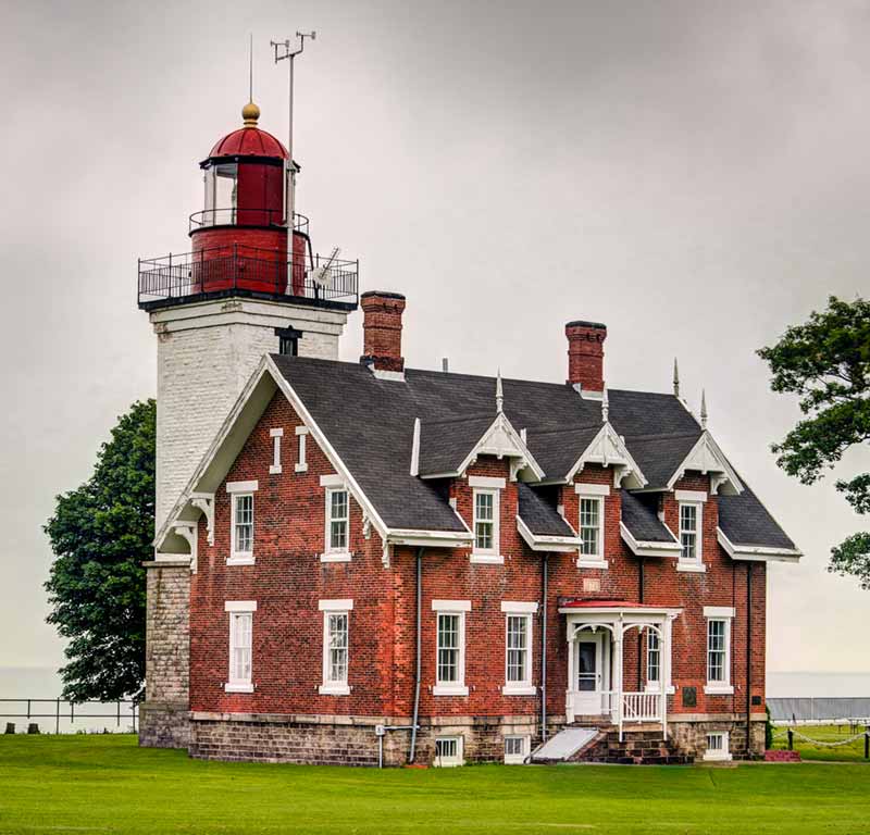 The Dunkirk Lighthouse on Lake Erie