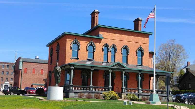 Exterior view of the Robert H. Jackson Center