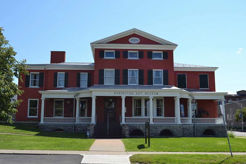 Frederic Remington Art Museum as seen from the street