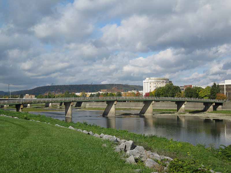 Chemung River in Elmira NY