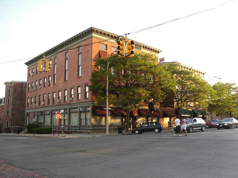 An intersection in Newburgh NY